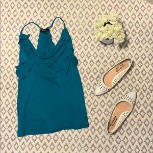 Racerback, scoop neck Tank top